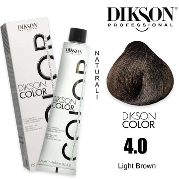 Dikson Hair Color 120ml - Shade 4.0 Natural (Light Brown)